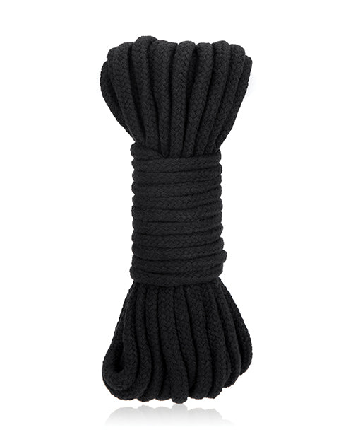 Black 33 Ft Durable Lux Fetish Bondage Rope 