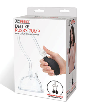 Lux Fetish Deluxe Pussy Pump W- Quick Release Valves