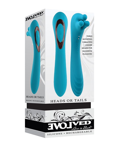 Evolved Heads Or Tails Rechargeable Vibrator