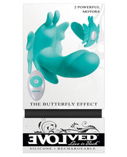 Teal Evolved The Butterfly Effect Dual Stim G-spot Vibrator