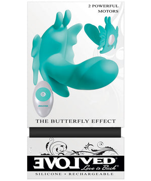 Teal Evolved The Butterfly Effect Dual Stim G-spot Vibrator