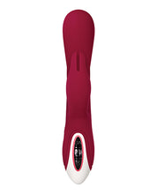 Burgundy Evolved Inflatable Dual Stim G-spot Vibrator 
