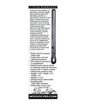 Black Waterproof Evolved Pen Pal Adult Vibrator