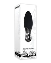 Black Silicone Evolved Teardrop Adult Vibrator
