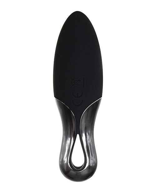 Black Silicone Evolved Teardrop Adult Vibrator