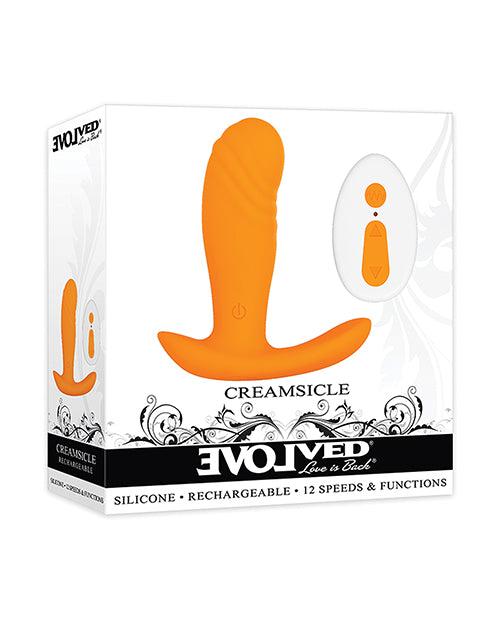 Orange Silicone Waterproof Evolved Creamsicle Adult Vibrator