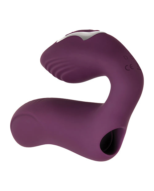 Purple Rechargeable Evolved Helping Hand Adult Vibrator