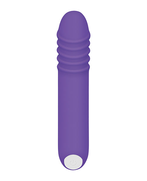 Purple Silicone Evolved The G-rave Light Up Adult Vibrator