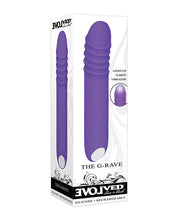 Purple Silicone Evolved The G-rave Light Up Adult Vibrator