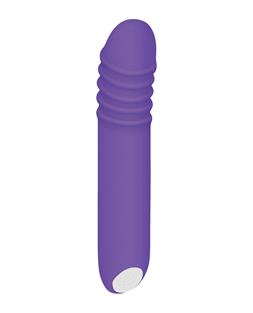 Purple Silicone Evolved The G-rave Light Up Adult Vibrator