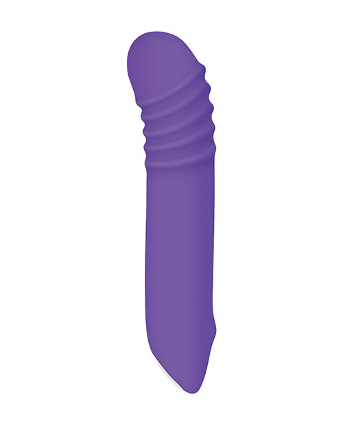 Purple Silicone Evolved The G-rave Light Up Adult Vibrator