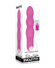 Pink Silicone Evolved Afterglow Light Up G-Spot Vibrator