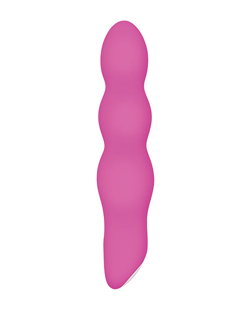 Pink Silicone Evolved Afterglow Light Up G-Spot Vibrator