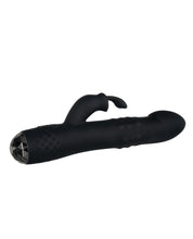 Black Evolved Bodacious Rotating Rabbit Adult Vibrator