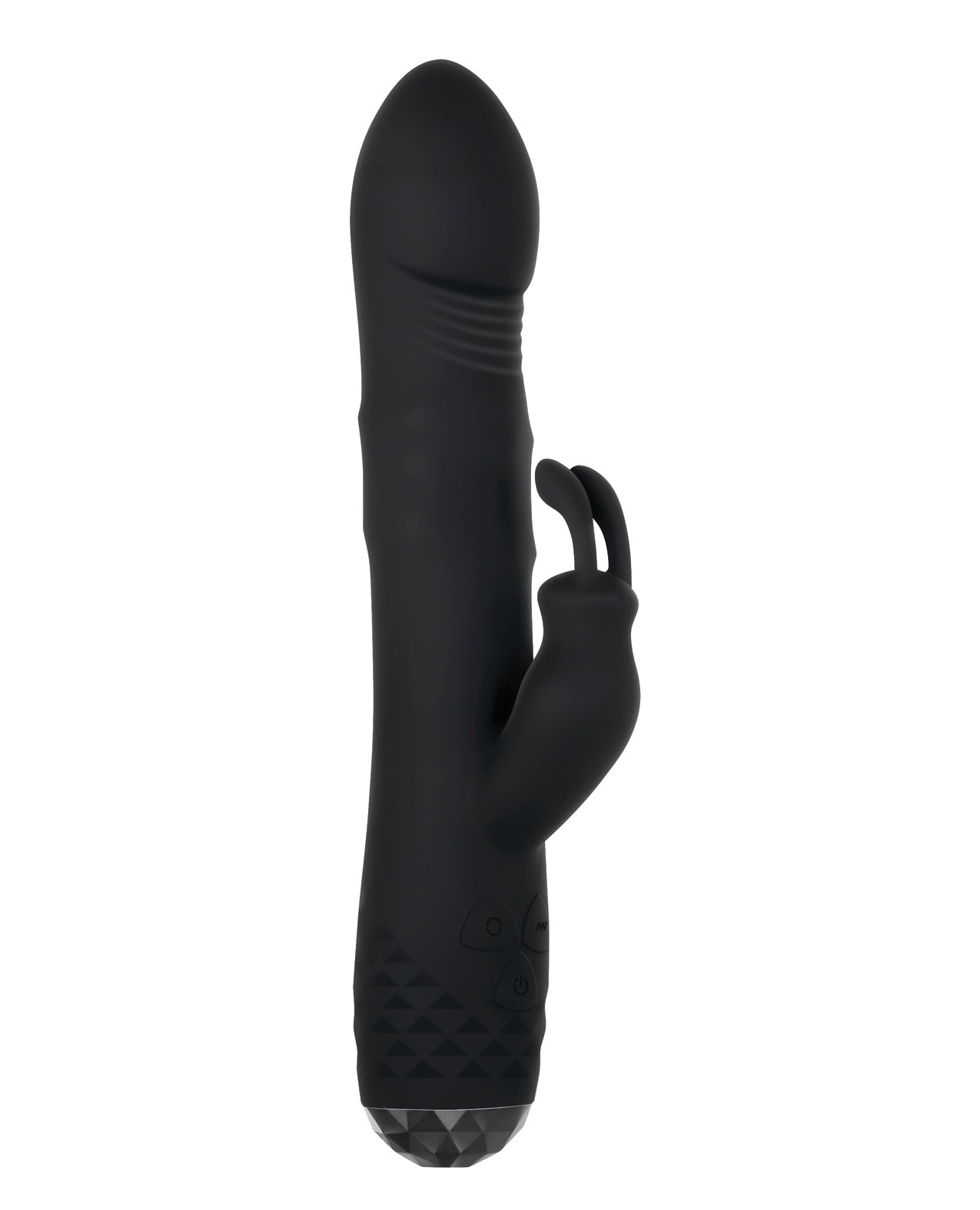 Black Evolved Bodacious Rotating Rabbit Adult Vibrator