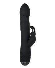 Black Evolved Bodacious Rotating Rabbit Adult Vibrator