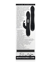 Black Evolved Bodacious Rotating Rabbit Adult Vibrator