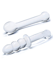 Glas 2 Pc G-spot Pleasure Glass Adult Dildo Set