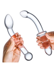 Glas 2 Pc G-spot Pleasure Glass Adult Dildo Set