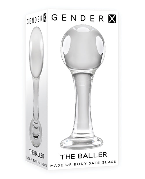 Gender X The Baller  Glass Plug