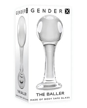 Gender X The Baller  Glass Plug