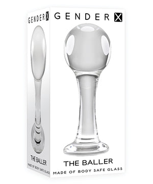Gender X The Baller  Glass Plug
