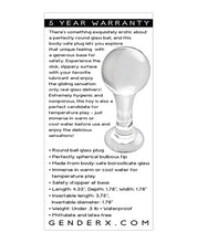 Gender X The Baller  Glass Plug