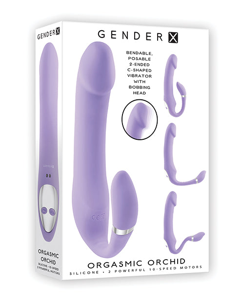 Gender X Orgasmic Orchid Posable Vibrator