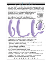 Gender X Orgasmic Orchid Posable Vibrator