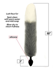 Foxy Fox Tail Silicone Butt Plug