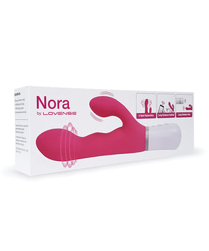 Pink Lovense Nora Rotating Head Rabbit