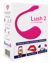 Pink Lovense Lush 2.0 Sound Activated Vibrator