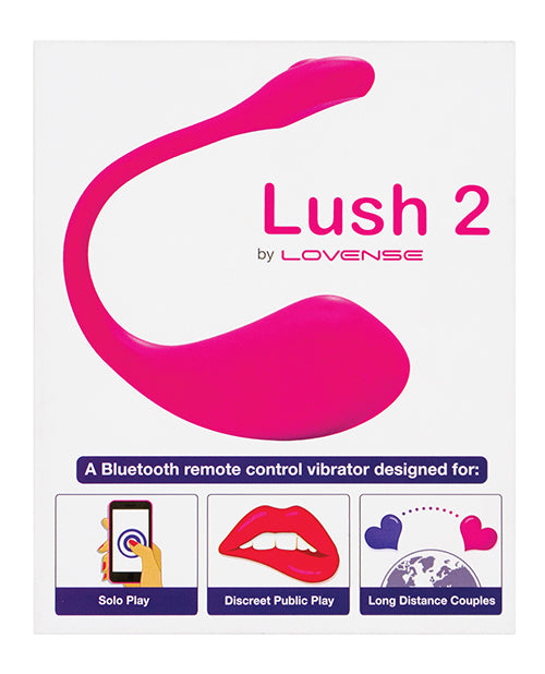 Pink Lovense Lush 2.0 Sound Activated Vibrator