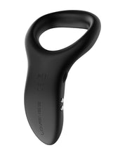 Black Lovense Diamo Vibrating Bluetooth Cock Ring
