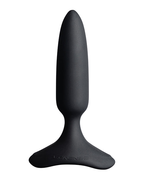 Black Lovense Hush 2 1 inch Versatile Vibrating Butt Plug