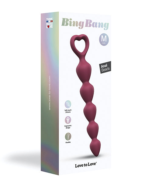 Violet Love To Love Bing Bang Anal Beads G-spot and P-spot
