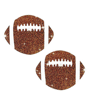Neva Nude Football Glitter Pasties