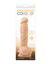 Silicon 5 inch Colours Pleasures Vibrating Dildo