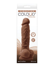 Silicon 5 inch Colours Pleasures Vibrating Dildo