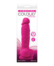 Silicon 5 inch Colours Pleasures Vibrating Dildo