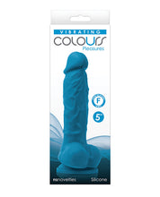 Silicon 5 inch Colours Pleasures Vibrating Dildo