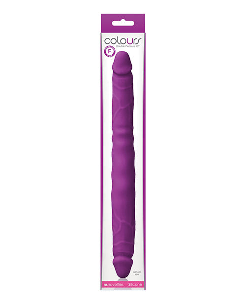 Superior-Grade Silicone Colours Double Pleasures Dildo