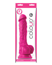 Colours Pleasures 7 inch Dong W-balls & Suction Cup