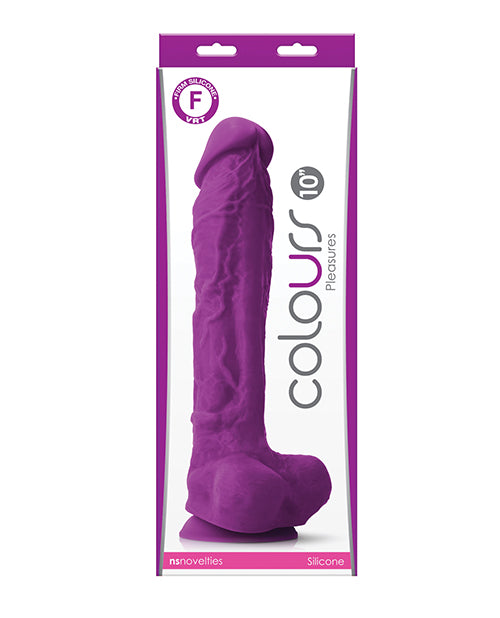 10 inch Colours Pleasures Flexible Dildo