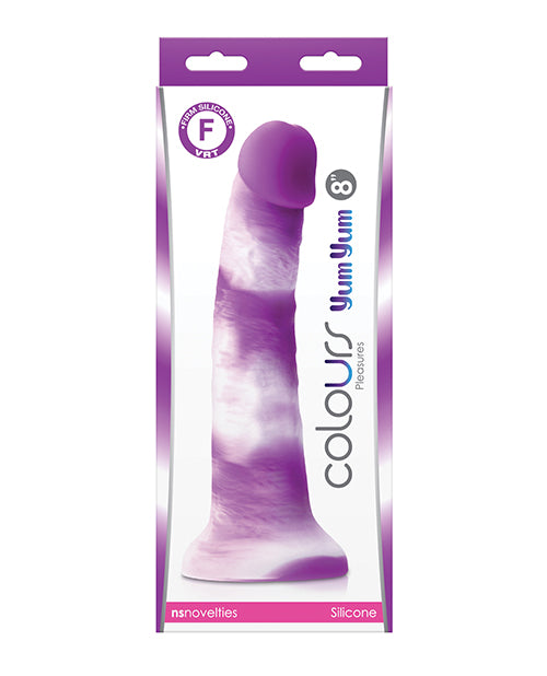 8 inch Colours Pleasures Yum Yum Dildo