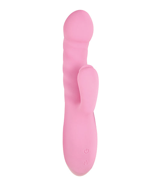Pink Silicone Luv Heat Up Thruster Adult Vibrator