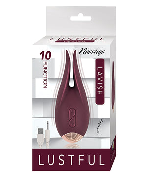 Purple Silicone Lustful Lavish Adult Vibrator