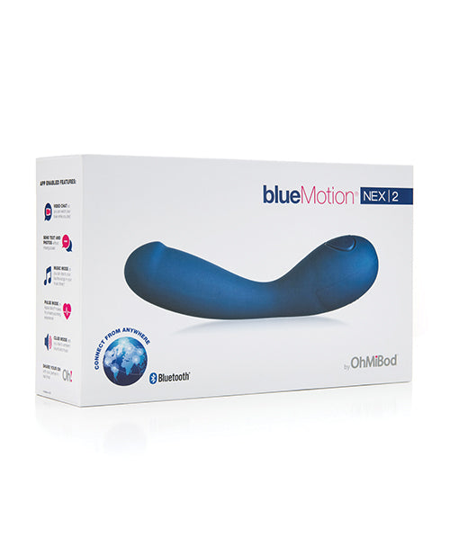 Navy Ohmibod Blue Motion Nex 2 2nd Generation Adult Vibrator