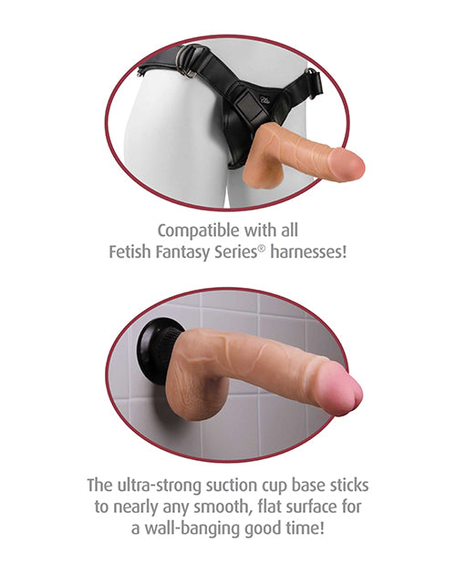 Waterproof 8 inch Real Feel Deluxe No. 5 Adult Vibrator