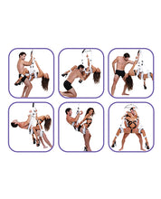 White Fetish Fantasy Series Bondage Swing with D-rings Attached